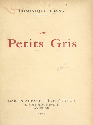 cover image of Les petits gris